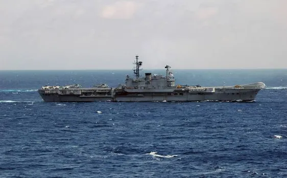 INS Viraat sets sail for the last time
