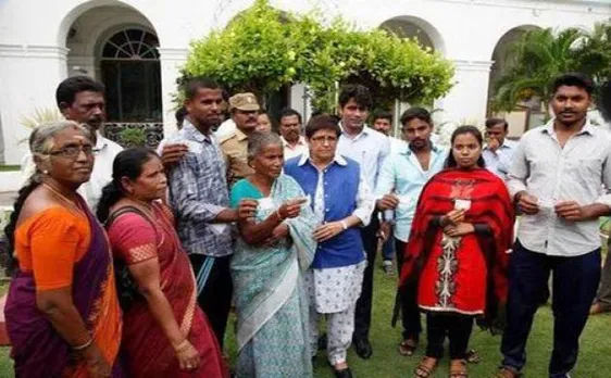 Kiran Bedi gives Kabali tickets to villagers for building toilets