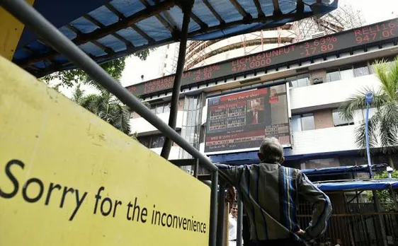 Sensex turns negative after 200-point rally