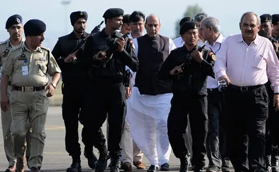 Kashmir unrest: Rajnath Singh reaches Kashmir, reviews security situation 