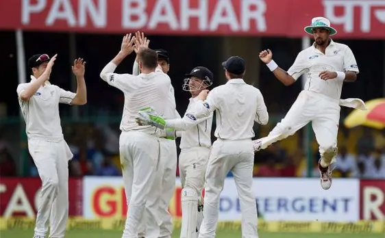 500 Test: India collapse to 291/9 after solid start; Santner, Boult hurt hosts 