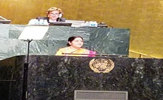 Sushma Swaraj UNGA Address: Twitter reactions