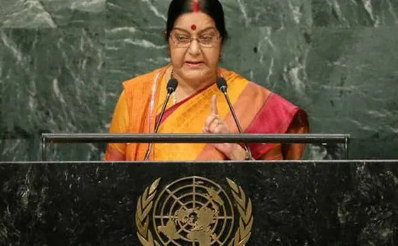 Swaraj Swaraj tells Pakistan to abandon 'dream' of Kashmir; raises Balochistan in her UNGA speech