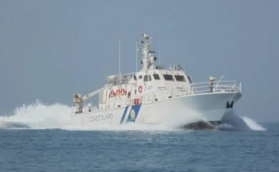 Indian Coast Guard apprehends Pakistani boat off Gujarat coast, 9 crew members taken in for investigation 