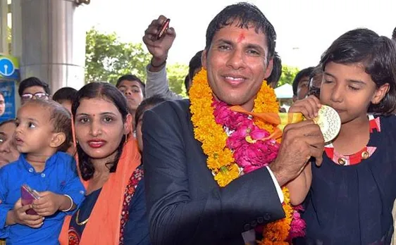 Four Indian Rio Paralympics medal winners felicitated, each receive Rs 15 Lakh