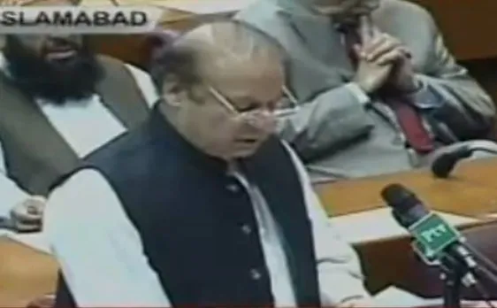 Watch: Pakistani PM Nawaz Sharif raises Kashmir issue again; praises Burhan Wani