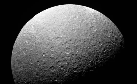  Saturn's moon Dione: The ocean is several tens of kilometres deep and surrounds a large rocky core