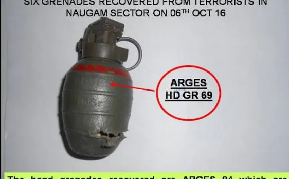 Pakistani markings confirmed on grenades seized from slain terrorists in Naugam of Kashmir