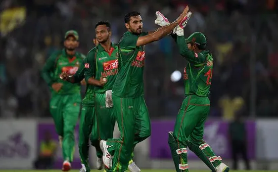 Bangladesh beat England by 34 runs courtesy Mashrafe Mortaza's spectacular all-round performance 