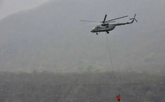Watch: Army's Mi 17 helicopter crash-lands during routine drill exercise near Chamoli
