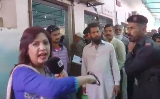 WATCH: Pakistani policeman slaps woman reporter during live broadcast in Karachi