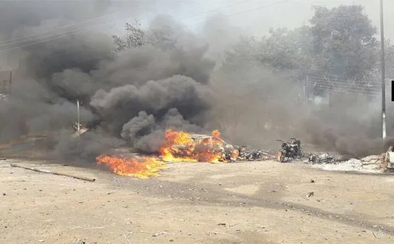 150 shops, 30 vehicles gutted in Aurangabad firecracker market blaze