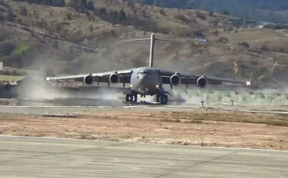 Watch: Amid India-China stand-off, IAF's C-17 Globemaster jet lands close to border in Arunachal
