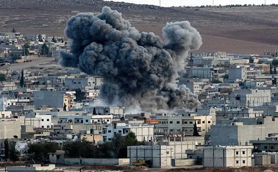 Syria: Four children among 11 dead in air strikes near Damascus