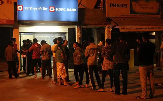 West Bengal: Serpentine queues witnessed in banks, many ATMs ran dry