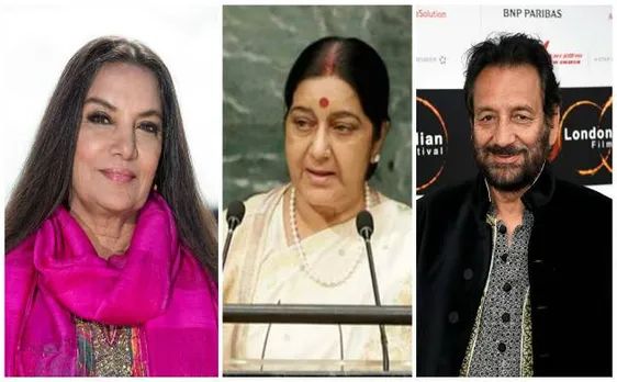  Sushma Swaraj in hospital: Actress Shabana Azmi, Shekhar Kapur wish her 'speedy recovery' 