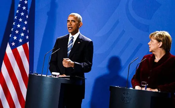 US President Barack Obama urges Donald Trump to stand up to Vladimir Putin