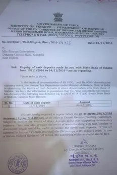 Currency ban: IT dept starts to send notices to people having income mismatch with cash deposits 