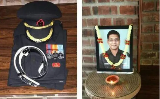 Mortal remains of Nagrota attack martyr Major Akshay Kumar cremated in Bengaluru