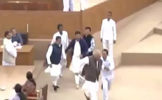  Watch | Ruckus at Tripura assembly: TMC MLA snatches speaker's mace in the house