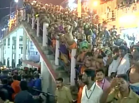 Watch: Sabarimala temple stampede leaves 21 pilgrims injured; 2 critical | See pics
