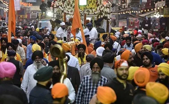 Holy procession to mark Guru Gobind Singh's 350th birthday celebrations
