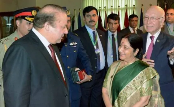 Pak PM Nawaz Sharif wishes speedy recovery to EAM Sushma Swaraj 