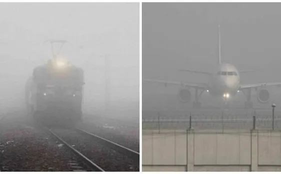 Train, flight services affected in Delhi due to dense fog 