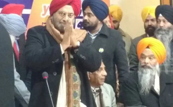Former Army chief J J Singh joins Shiromani Akali Dal in presence of Punjab Deputy CM Sukhbir Singh Badal