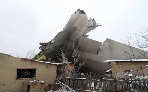 At least 32 dead after cargo plane crashes into homes in Kyrgyzstan