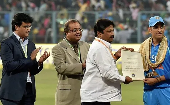 Eden names stand after former Indian captain Sourav Ganguly, MS Dhoni felicitated during Ind-Eng ODI