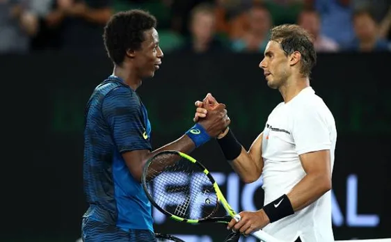 Australian Open: Nadal gets past Monfils to reach first Grand Slam quarters since 2015