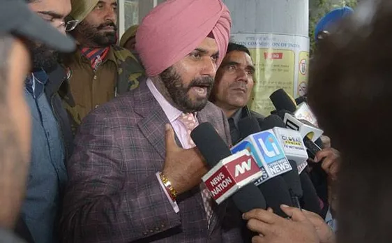 Navjot Singh Sidhu violates model code of conduct by entering poll premises in cars