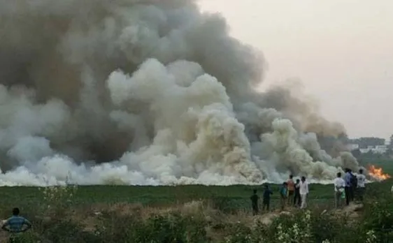 Bengaluru's Bellandur lake catches fire: Drivers swerve, toxic sky of smoke over city
