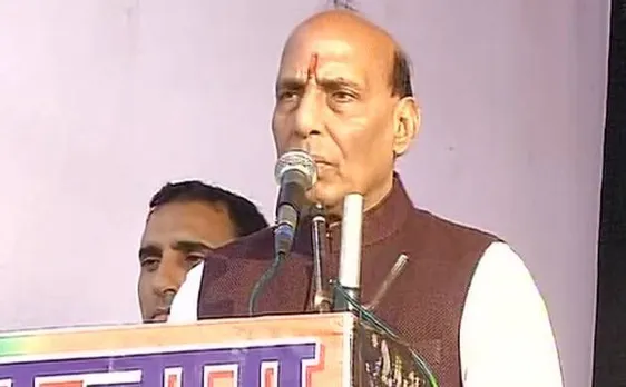 UP Polls: Rajnath accuses Akhilesh of breaking Mulayam's dreams