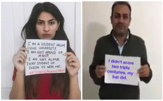 Ramjas College clash: Sehwag counters Army martyrâ€™s daughter on Twitter