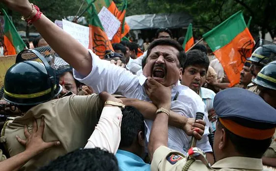 Tripura BJP president, 17 thousand cadres arrested for protesting against party worker's murder, released later