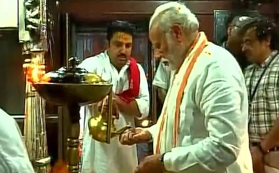 UP polls 2017 : PM Modi leads roadshow in Varanasi, prays at historic temples