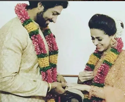 Actress Bhavana Menon gets engaged to Kannada producer Naveen; marriage set to happen later this year