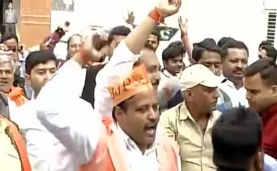 Video | UP election results 2017: BJP workers begin celebrations as trends put party in clear majority