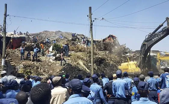 Ethiopia garbage dump landslide kills 46, dozens missing