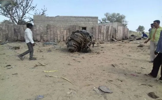 Watch | IAF figher jet crashes in Barmer village, pilots eject safely