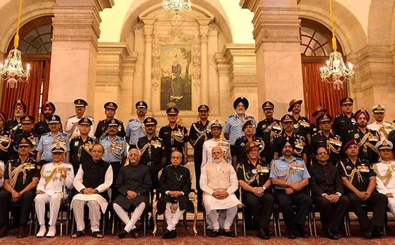 President confers gallantry medals on Indian Army heroes who conducted surgical strike on terror launchpads across LoC last year