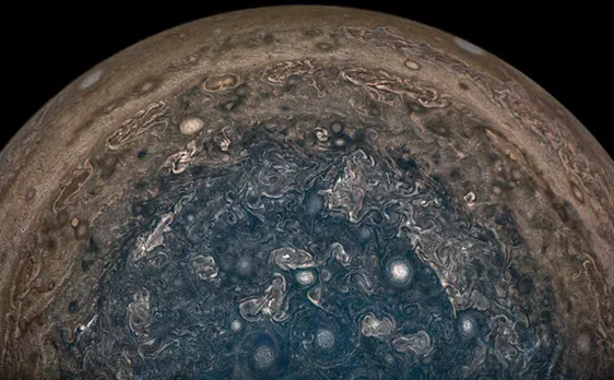 NASA JunoCam captures breathtaking pictures of Jupiter as Juno spacecraft performs close flyby
