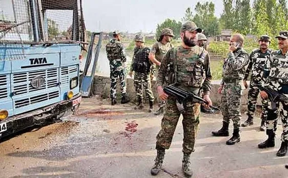 J-K: Militants attack CRPF convoy in Srinagar; 6 jawans, 1 civilian injured