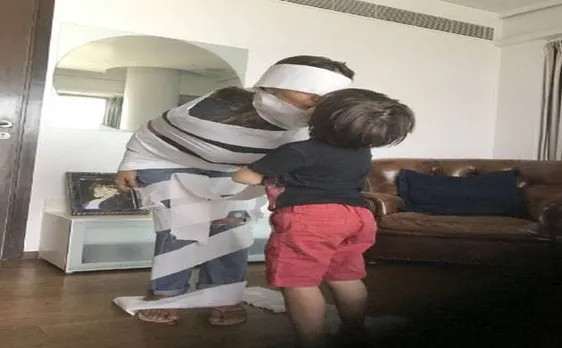 AbRam, Gauri Khan with their own 'The Mummy' moment