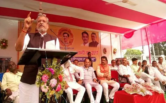 BJP leader Sushil Kumar Modi demands Nitish Kumar to sack Lalu's son from his cabinet