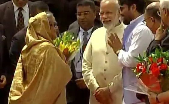 PM Modi breaks protocol, travels through normal traffic to receive Sheikh Hasina at airport