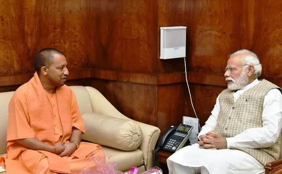 UP CM Yogi Adityanath meets PM Modi and Amit Shah