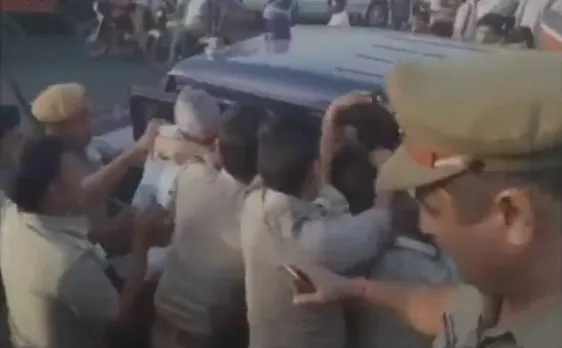 Meerut: BJP leader assaults Police inspector, tears uniform 